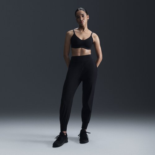 Nike Dri-FIT Bliss Mid-Rise 7/8 Jogger Pants - Black/Clear - DV9453-010