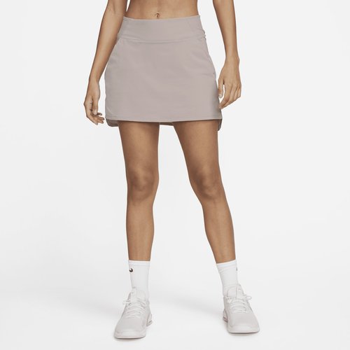 Nike Dri-FIT Bliss Mid-Rise Training Skort - Diffused Taupe/Clear - DV9455-272