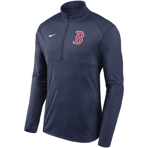Nike Dri-FIT Element Performance MLB Boston Red Sox Menâs 1/2-Zip Pullover - Midnight Navy - N02544BBQ-M3R