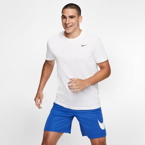 Nike Dri-FIT Fitness T-Shirt - White/Black - AR6029-100