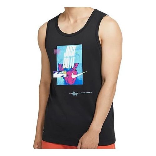 Nike Dri-FIT JDI Training Casual Sports Breathable Vest - Black - CV2953-010