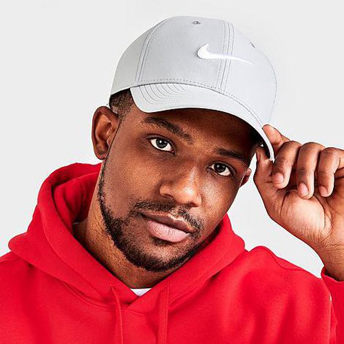 Nike Dri-FIT Legacy91 Adjustable Training Hat - Light Smoke Grey/White - CW6327-077