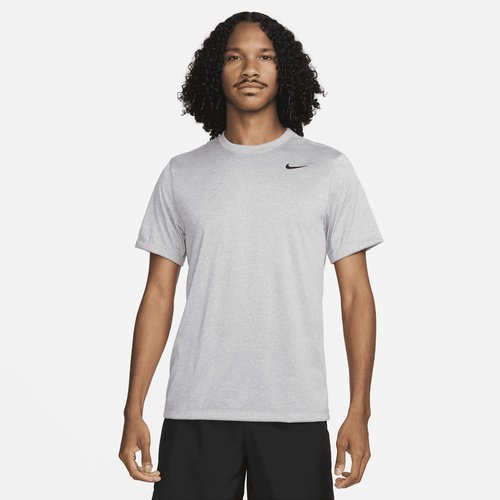 Nike Dri-FIT Legend Fitness T-Shirt - Tumbled Grey/Flat Silver/Heather/Black - DX0989-063