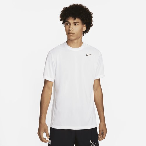 Nike Dri-FIT Legend Fitness T-Shirt - White/Black - DX0989-100