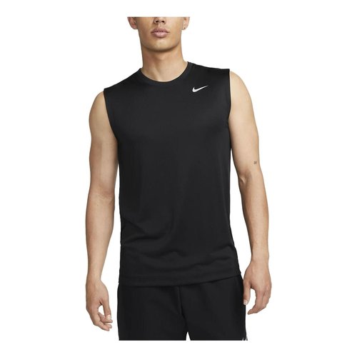 Nike Dri-FIT Legend Sleeveless Fitness T-Shirt - Black/Matte Silver - DX0992-010