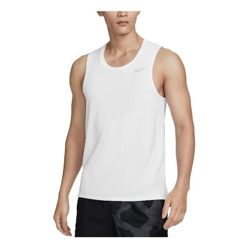 Nike Dri-Fit Miler Running Vest - White - DV9322-100