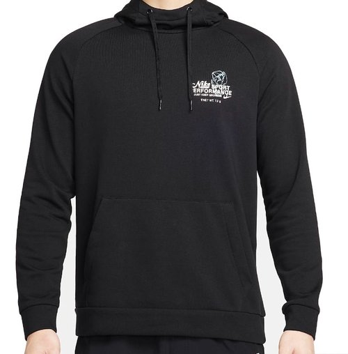Nike Dri-Fit Pullover Hoodie - Black - FN3286-010