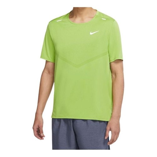 Nike Dri-FIT Solid Logo Printing Round Neck Short Sleeve Green - Multi-Color - CZ9185-332