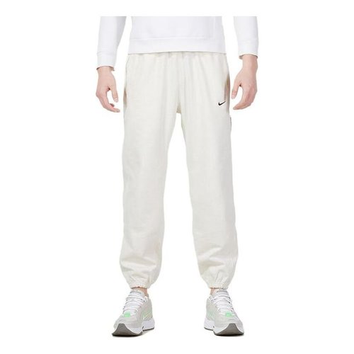 Nike Dri-FIT Standard Issue Basketball Trousers - White/Black - CK6366-027