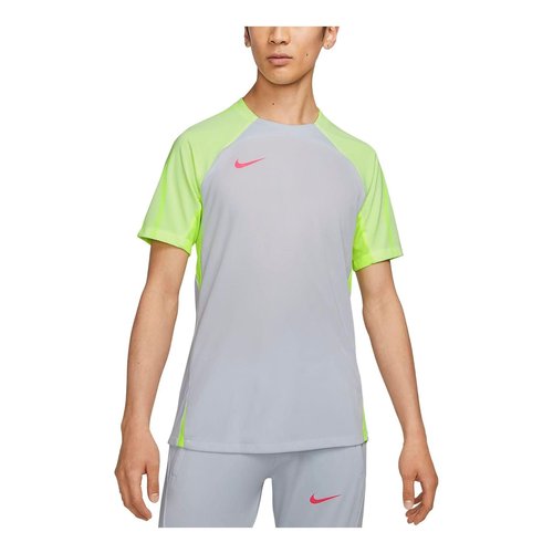 Nike Dri-FIT Strike Short-Sleeve Football T-Shirt - Grey/Green - DV9238-043