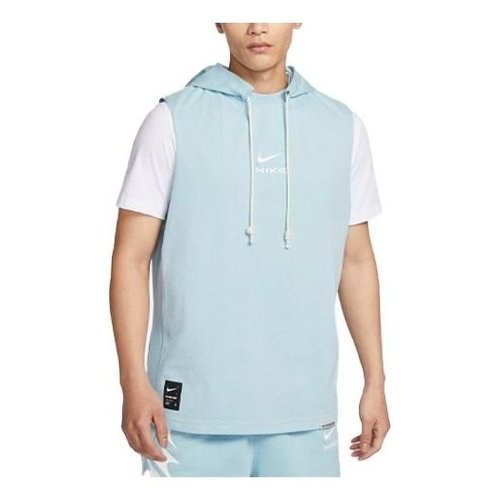 Nike DRI-FIT Sweat-Wicking Sleeveless Hooded Vest - Blue - FJ7224-442