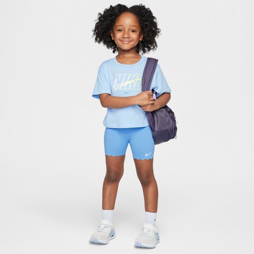 Nike Dri-FIT Swoosh Motion 2-Piece Bike Shorts Set 'Blue Beyond