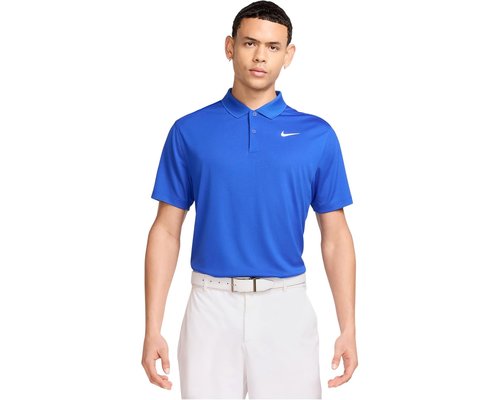 Nike Dri-FIT Victory Solid Polo DH0822 480 - Game Royal/White - DH0822-480