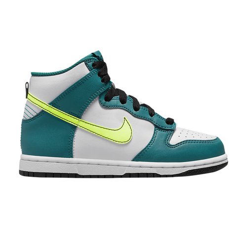 Nike Dunk High - White/Bright Spruce/Black/Volt - DD2314-109