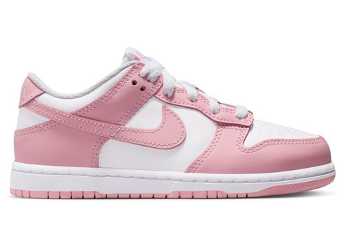 Nike Dunk Low - White/White/White/Medium Soft Pink - FB9108-125