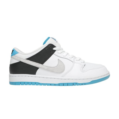 Nike Dunk Low Pro SB - White/Black/Laser Blue/Neutral Grey - BQ6817-101