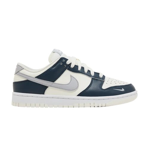 Nike Dunk Low | Blue | Size 6.5 - Sail/White/Armory Navy/Wolf Grey - HV2390-100
