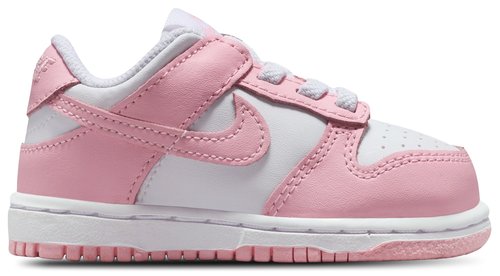 Nike Dunk Low - White/White/White/Medium Soft Pink - FB9107-125