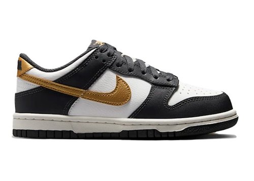 Nike Dunk Low - Summit White/Anthracite/Metallic Gold - HV2533-100