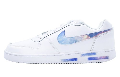 nike ebernon low white blue