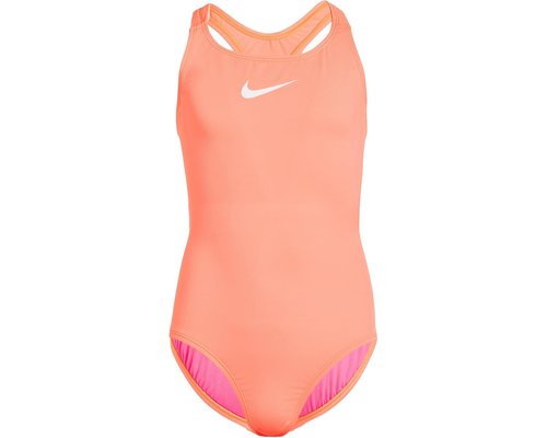 Nike Effortless Essential Racerback One Piece Little Kid/Big Kid Swimsuits One Piece - Orange Pulse - NESSB711