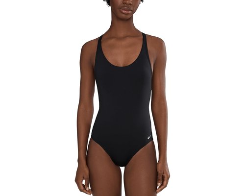 Nike Effortless Essential Scoop Neck One-Piece Swimsuits One Piece - Black - NESSG230