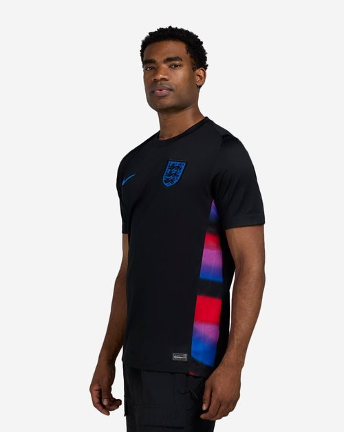 England 2025 Stadium Away Team Nike Dri-FIT Soccer Replica Jersey - Black/Light Photo Blue - FZ9022-010