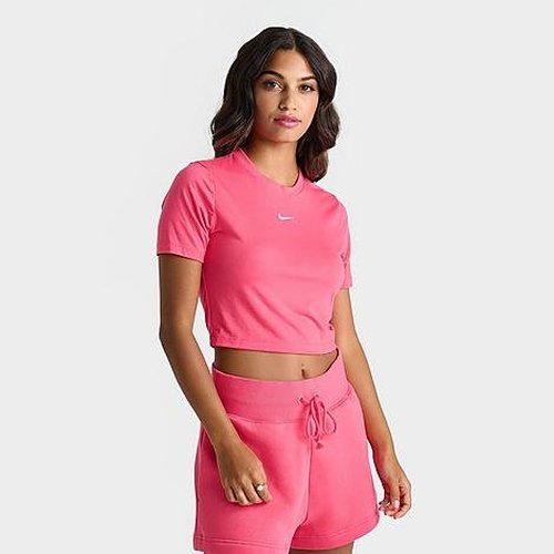 Nike Essential Crop T-Shirt - Aster Pink - FB2873-629