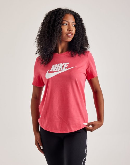 Nike Essential Icon Futura Tee - Pink - DX7906-629