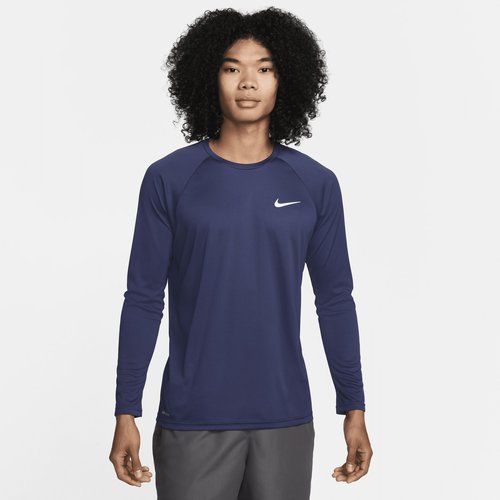 Nike Swim Hydroguard Essential Dri-FIT UV Long Sleeve Top - Midnight Navy - NESSA587-440