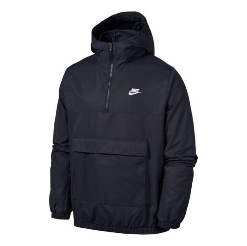 Nike Essential Woven Hoodie Anorak Jacket - Black - DA0012-010