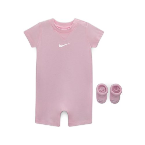 Nike Essentials Romper and Booties Set - Pink Foam - NN1105-A9Y
