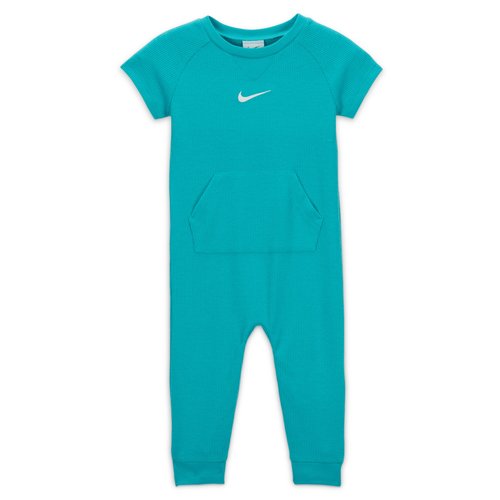 Nike Essentials 12-24M Short Sleeve Waffle Knit Coverall - Dusty Cactus - 66M803-BA2