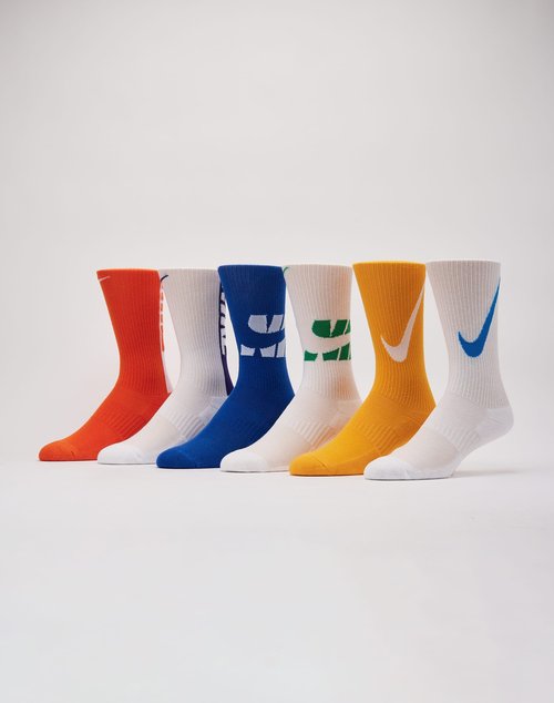Nike Everyday Cushioned Crew Socks 6-Pack - Multi - SK0066-958