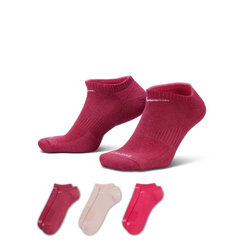 Nike Everyday Plus Cushion Training No-Show Socks 3 Pairs - Multi-Color - SX6889-940
