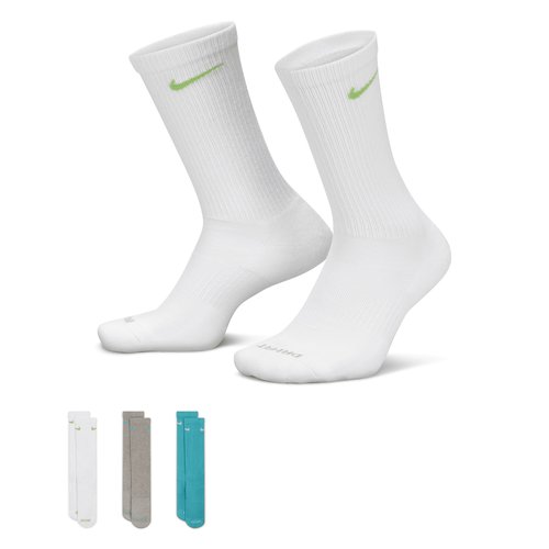 Nike Everyday Plus Cushioned Training Crew Socks 3 Pairs - Multi-Color - SX6888-967