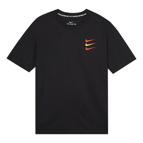 Nike FC Logo T-Shirt - Black/Yellow/Red - CT8432-010