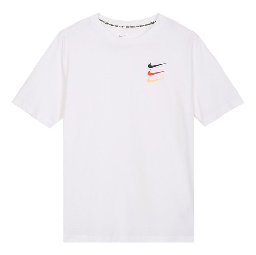 Nike FC Logo T-Shirt - White/Black/Yellow - CT8432-100