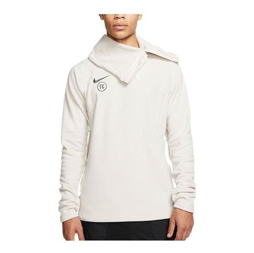 Nike FC Winter Drill Fleece 1/4Zip Jackets - Beige/White/Multi-Color - AT6106-008