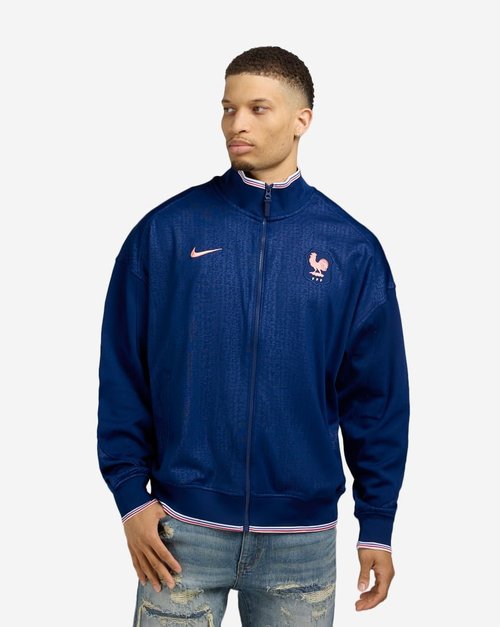 FFF Academy Pro Nike Dri-FIT Soccer Anthem Jacket - Blue Void/Light Madder Root - FZ9390-492