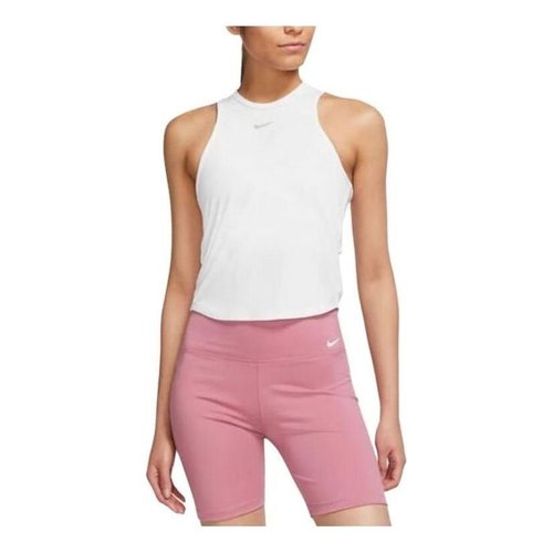 Nike Fitness Training Yoga Sports Vest Comfortable Breathable Sleeveless T-shirt - White - FB5271-100