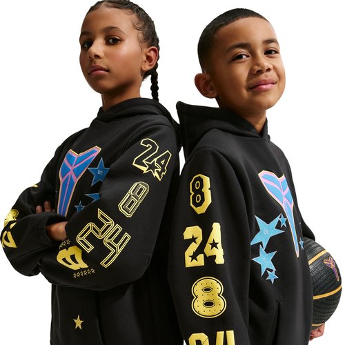 Nike Kobe All-Star Weekend Fleece Basketball Hoodie - Black/Sonic Yellow/Light Photo Blue - IO0311-010