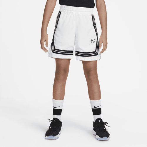 Nike Fly Crossover Basketball Shorts - White/Black - DA1086-100