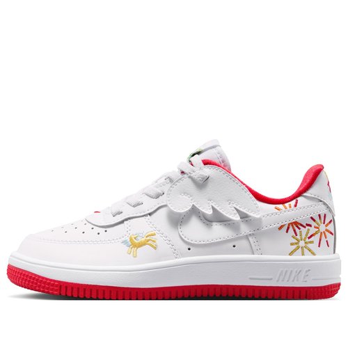 Nike Force 1 Low EasyOn - White/University Red/Topaz Gold - IQ1136-111