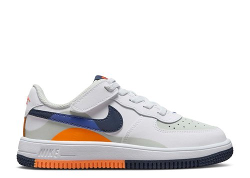 Nike Force 1 Low EasyOn LV8 2 - Light Silver/White/Astronomy Blue/Midnight Navy - FN0410-002