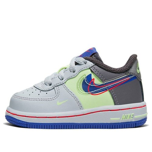 Nike Force 1 LV8 - Gray/Green/Blue - CU1032-001