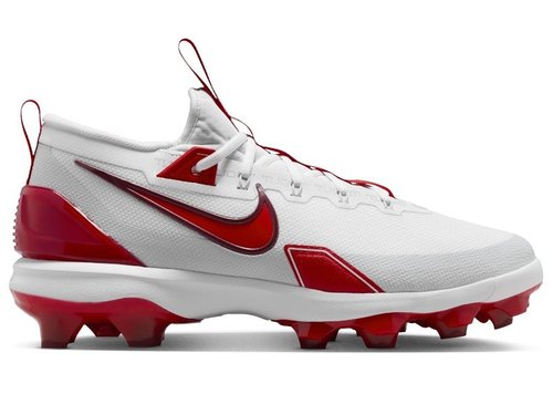 Nike Force Trout 9 Elite MCS - White/Pure Platinum/Team Red/University Red - FZ0884-101