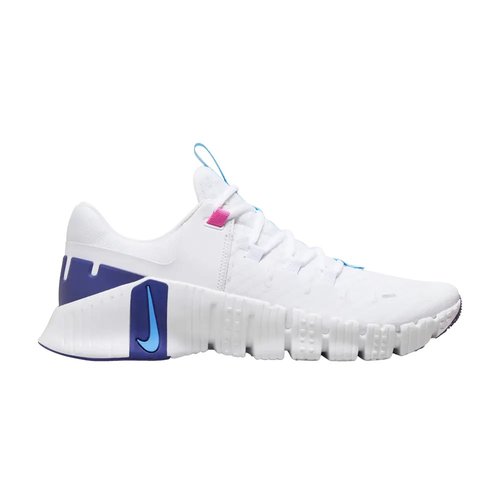 Nike Free Metcon 5 | Size 10.5 - White/Fierce Pink/Deep Royal Blue/Aquarius Blue - DV3949-103
