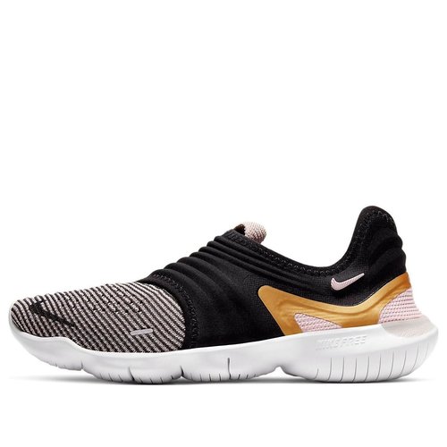 Nike Free RN Flyknit 3.0 For - Black/Gold - AQ5708-010