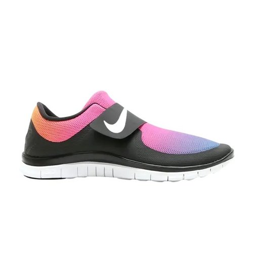 Nike Free Socfly SD - Black/White-Pink Flash-True Yellow - 724766-005